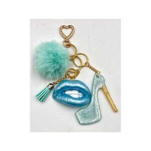 Glam Luxe Charm Keychain Bag Charm — Celeste Ice
